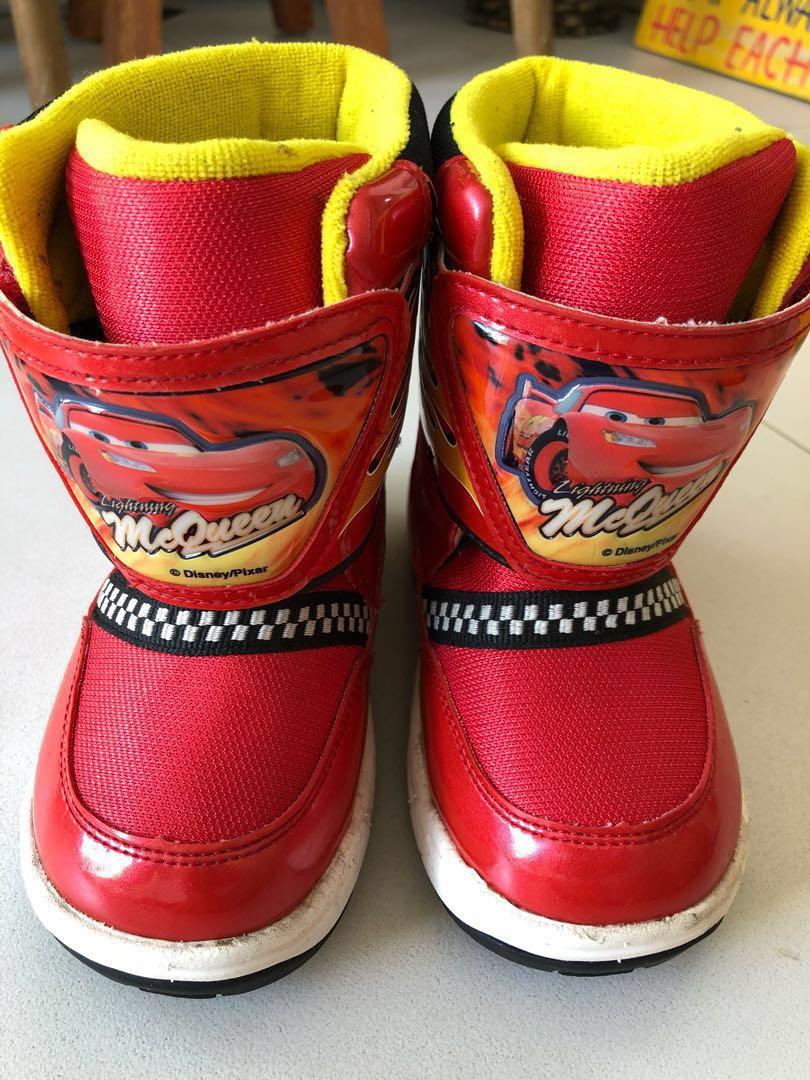 Lightning McQueen Boys Snow Shoes