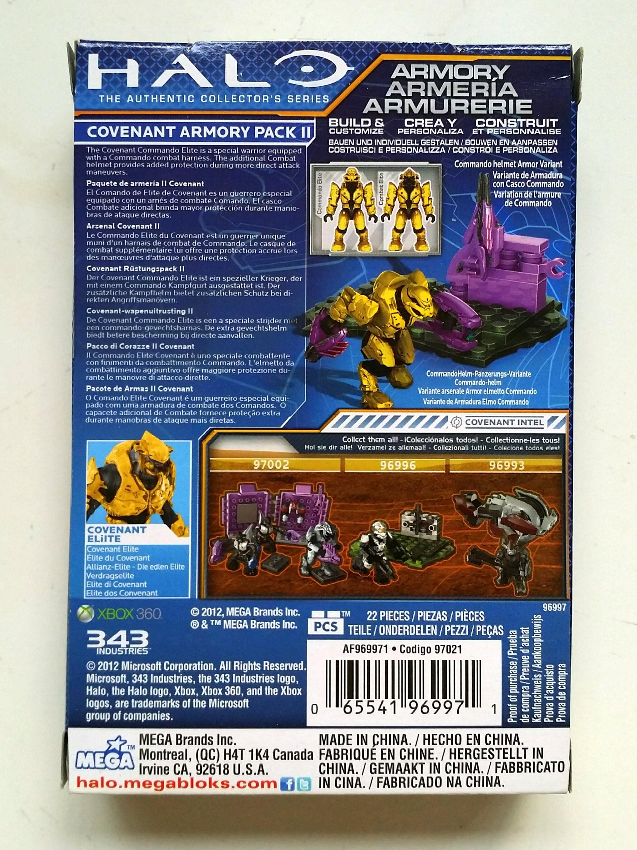 Mega Bloks Halo #96997 Covenant Armory Pack II Commando Elite