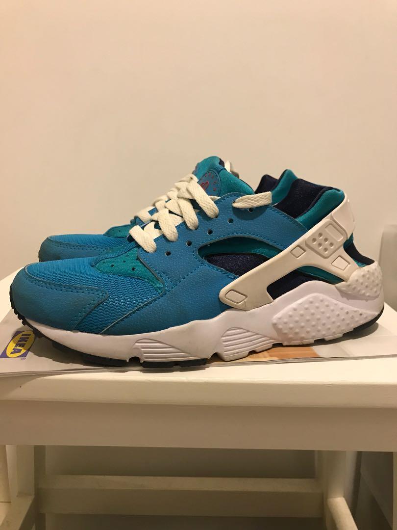 Nike Air Huarache Boys Blue Lagoon Women s Fashion Footwear Sneakers on Carousell