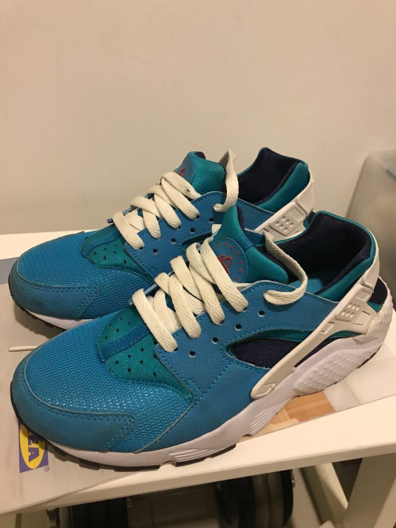 Nike Air Huarache Boys Blue Lagoon Women s Fashion Footwear Sneakers on Carousell