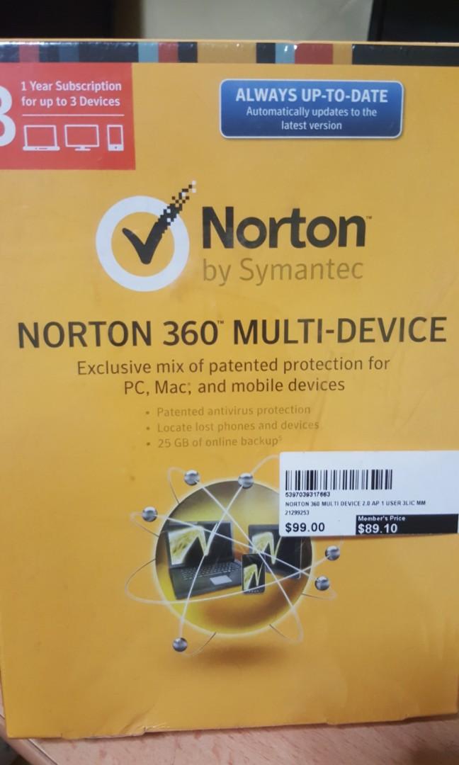 Norton 360 multi-device antivirus, Everything Else on Carousell