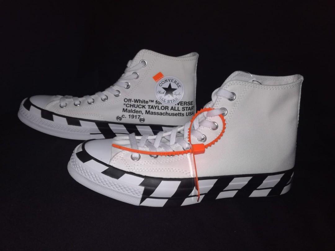 Off-White X Converse Chuck Taylor 70 US8, Men's Fashion, Footwear, Sneakers  on Carousell