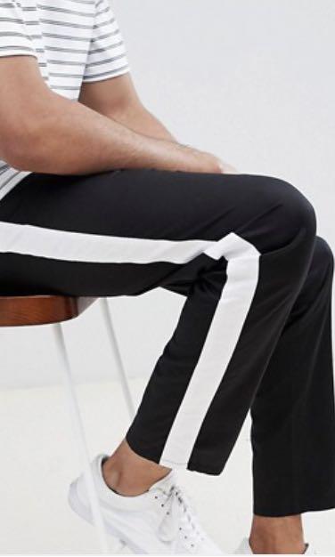 One stripe track clearance pants