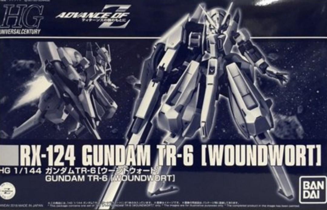 P Bandai Hg Rx 124 Gundam Tr 6 Woundwort Toys Games Bricks Figurines On Carousell