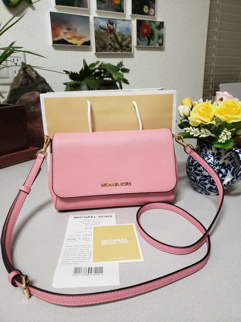Pink Sling Bag by MK 👛 💯AUTHENTIC!, Women's Fashion, Bags