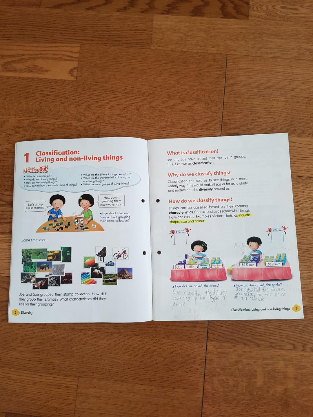 Primary 3&4 Science textbook bundle, Hobbies & Toys, Books & Magazines ...
