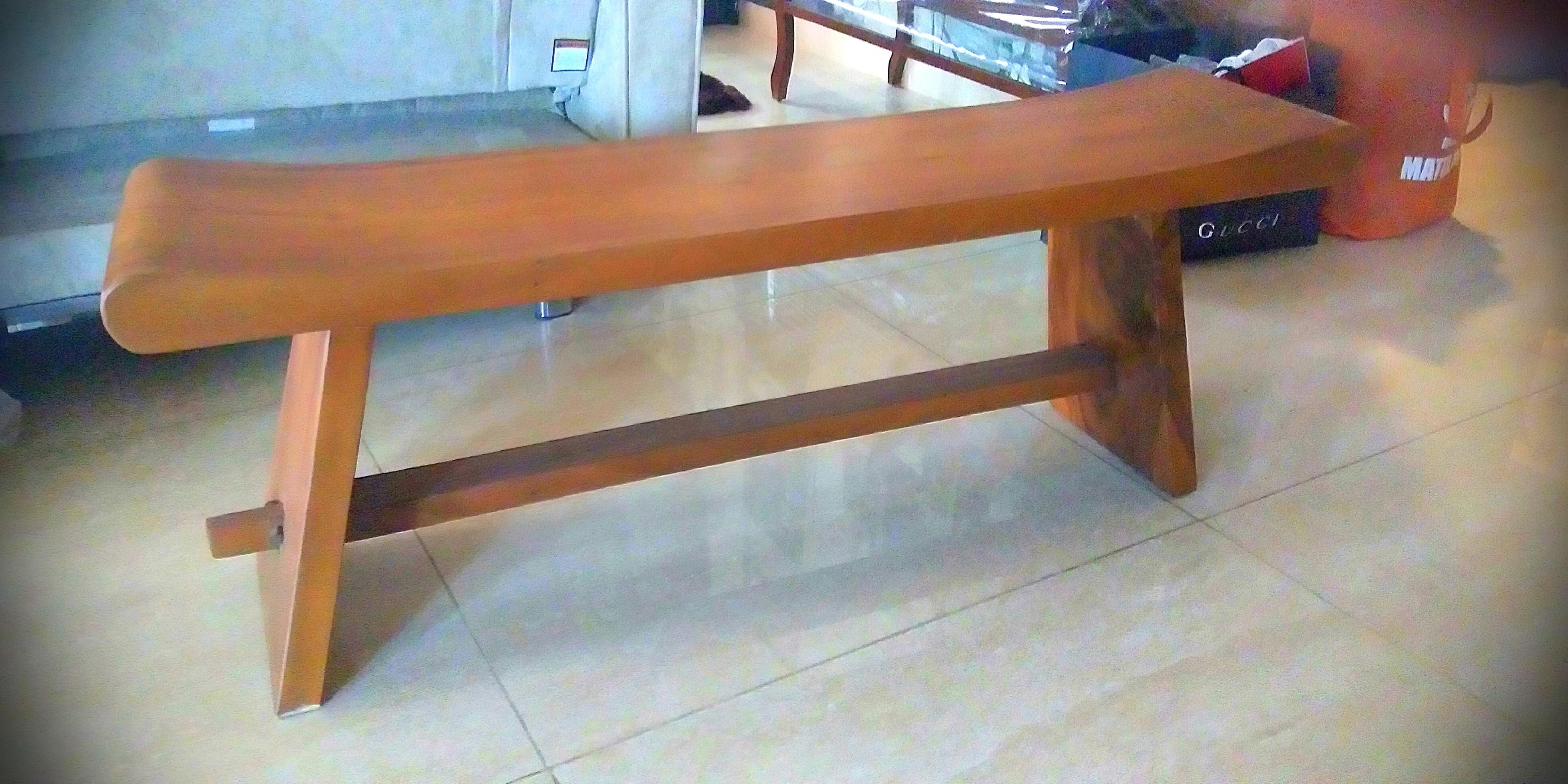 Solid teak bench (Category: TV Consoles) located in Petaling Jaya. Submitted by lim.waisum (Listing ID 194245198, Image 1). Description: Solid Teakwood Furniture. Custom-made Teakwood Furniture available..
