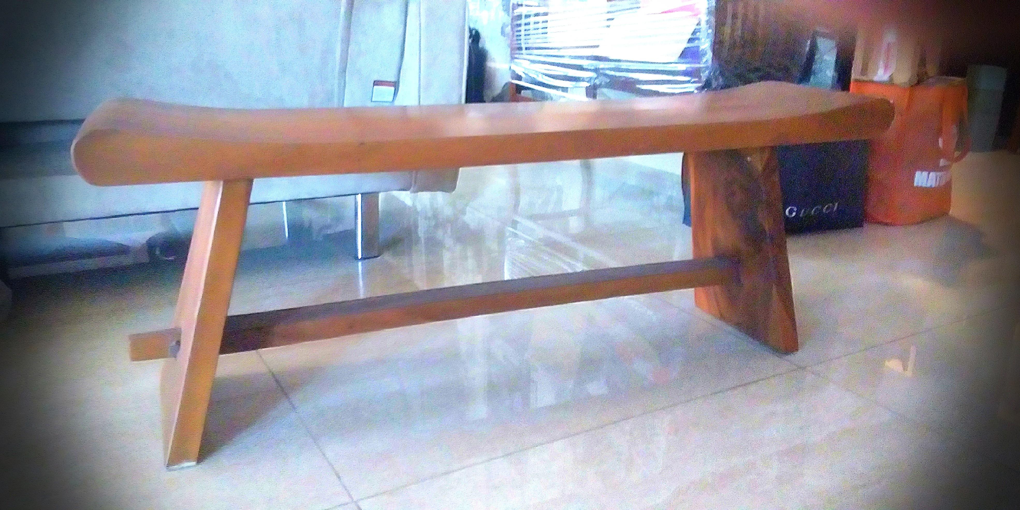 Solid teak bench (Category: TV Consoles) located in Petaling Jaya. Submitted by lim.waisum (Listing ID 194245198, Image 2). Description: Solid Teakwood Furniture. Custom-made Teakwood Furniture available..