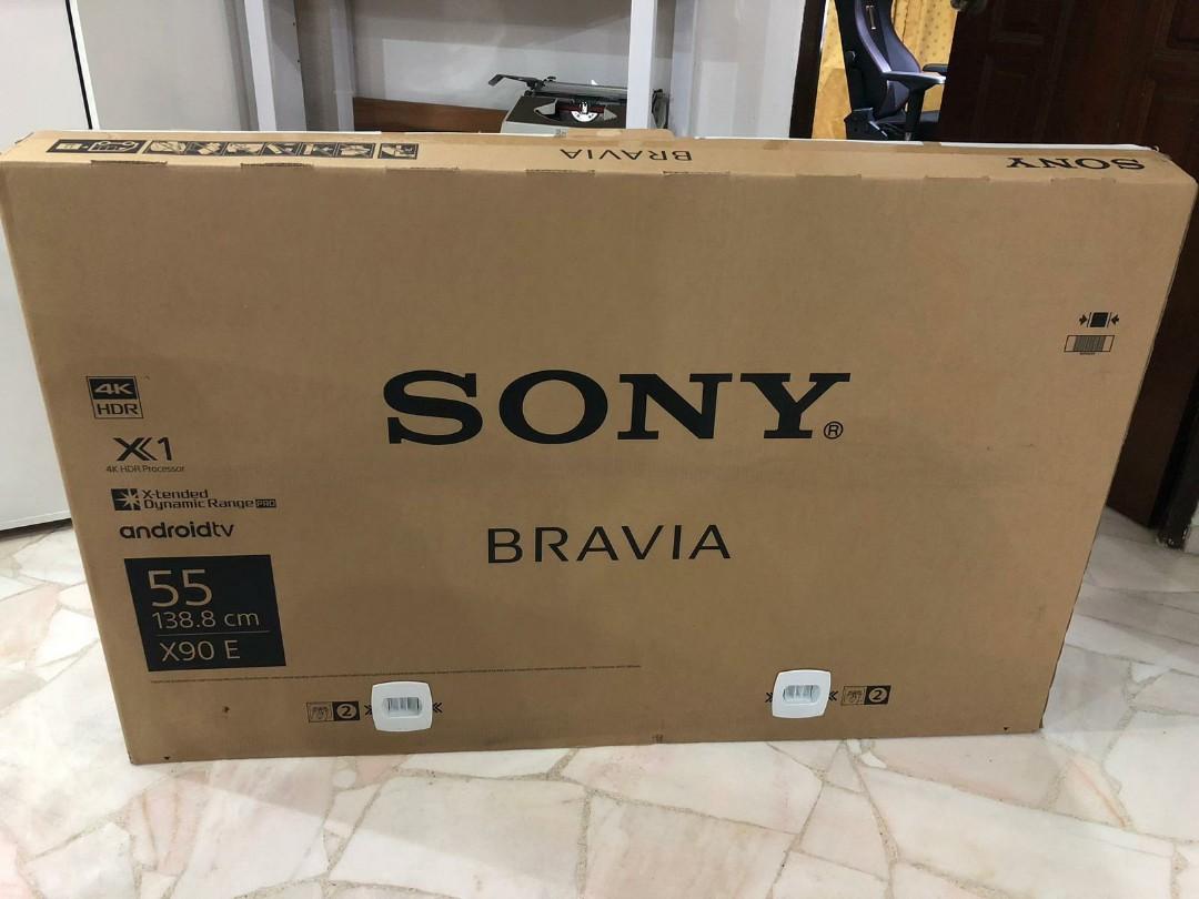 Sony Bravia X90e 4k Ultra Hd Hdr 55 Smart Tv Home Appliances Tvs Entertainment Systems On Carousell