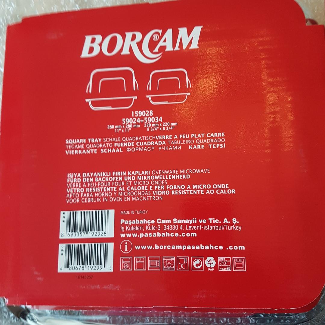 Set Of 2 Square Glass Bake Ware Home Appliances Kitchenware On Carousell