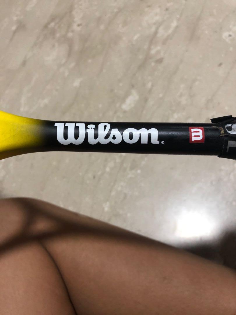 Squash racket (Category: Racket & Ball Sports) located in Singapore. Submitted by colgan (Listing ID 194257077, Image 2). Description: Hi this is a wilson Squash racket!!! I am only selling it for $30 I am selling as I don’t play Squash It comes with a bag If you have any questions please feel free to ask me Thank you!!!😆😁😄😃😀.