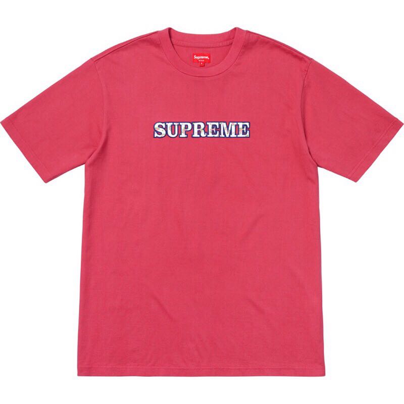supreme floral tee