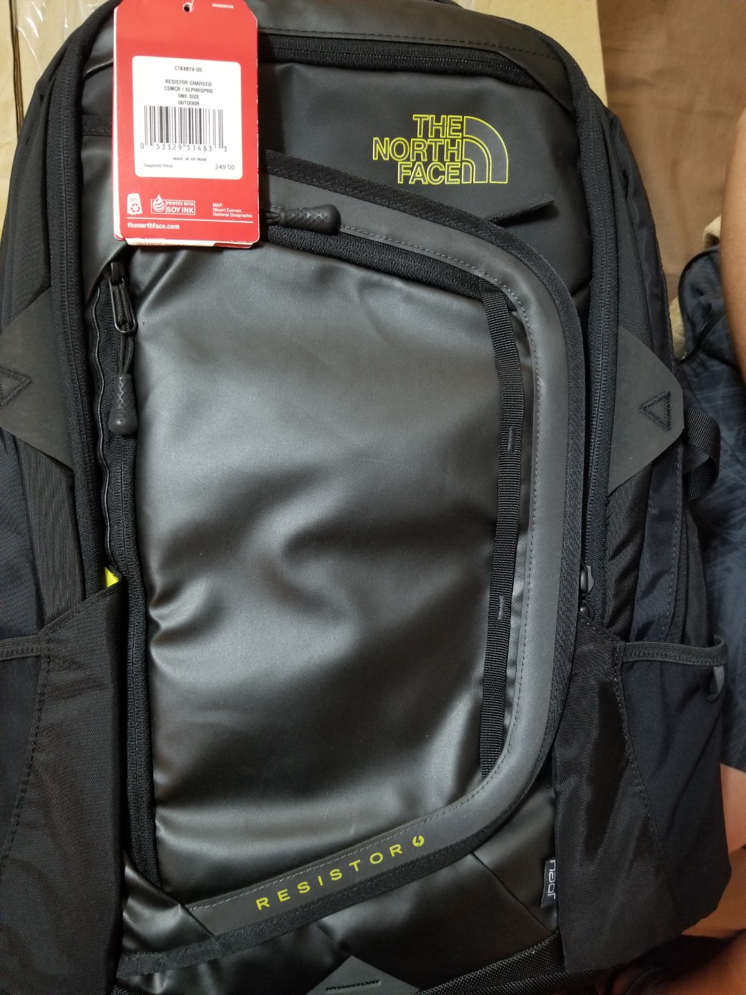 north face resistor charged backpack