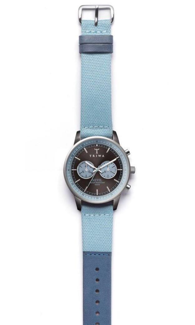 Triwa blue steel new arrivals nevil canvas watch