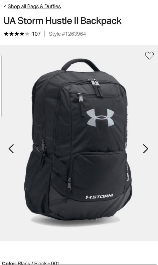under armour backpack hustle 2.0