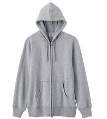 grey hoodie uniqlo