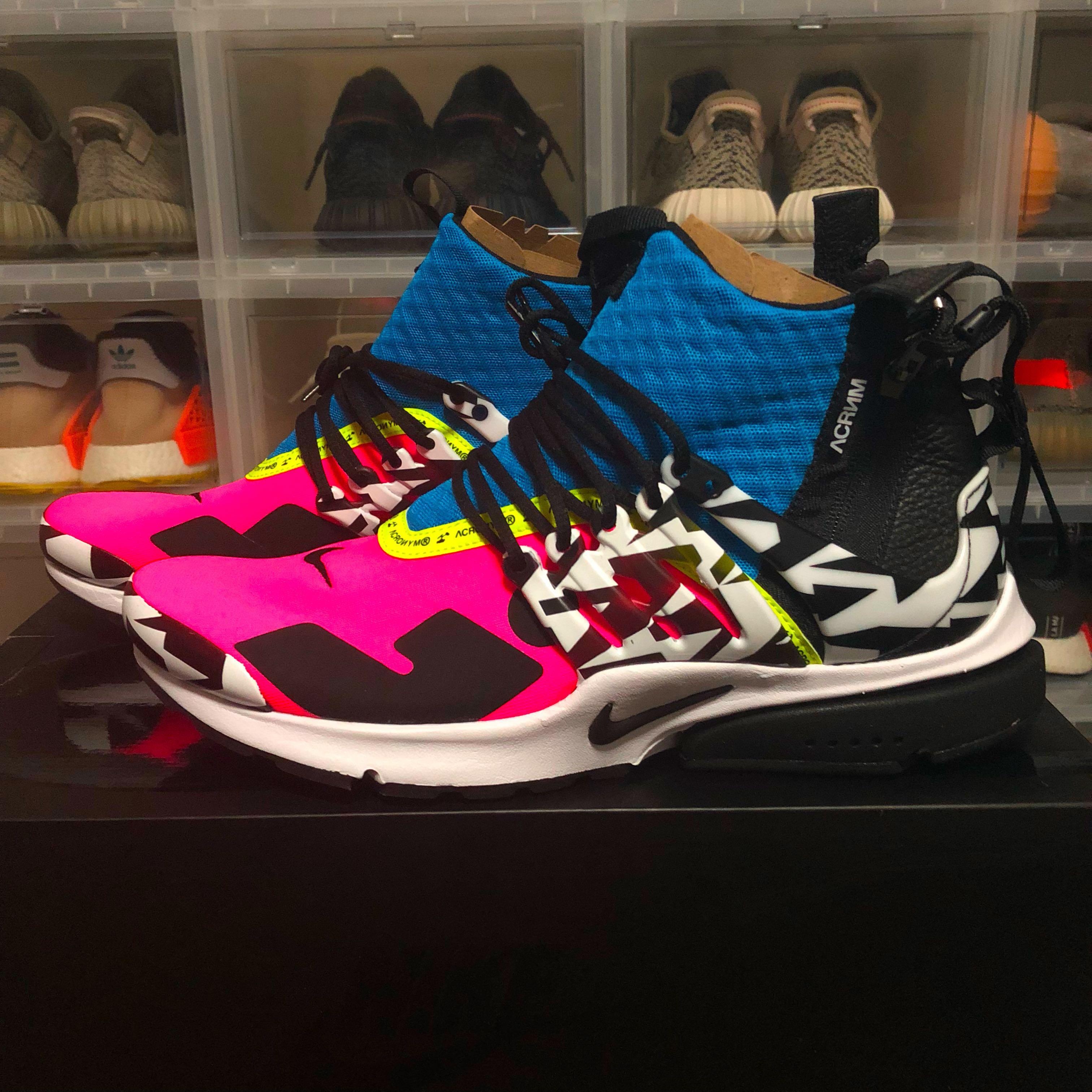 nike air presto mid utility x acronym racer pink