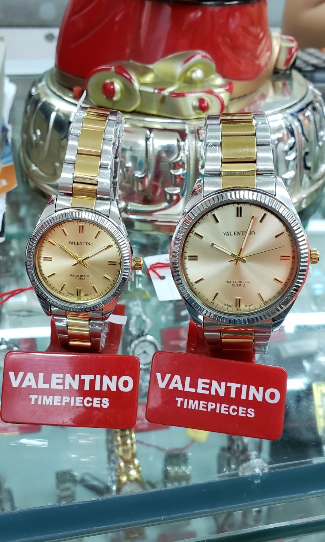 Valentino Vintage Couple Watch, Men's Fashion, & Watches on Carousell