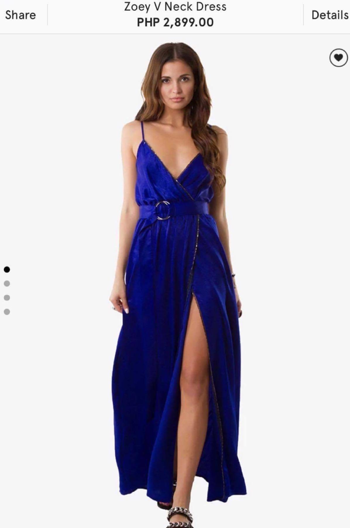 ZALORA Royal Blue Dress (Category: Dresses) located in Manila. Submitted by joannahross_ (Listing ID 179774043, Image 1). Description: As seen on picture i got it for 2,899. Only used once for shoot..