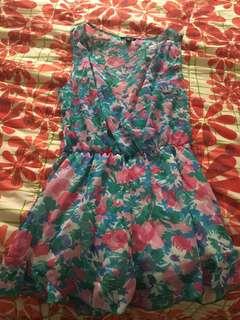 Sheer Floral Romper