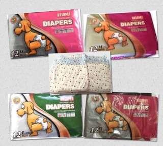 HushPet Disposable Diapers for Female Dogs