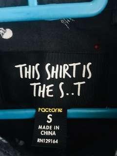 factorie shirt skull dot