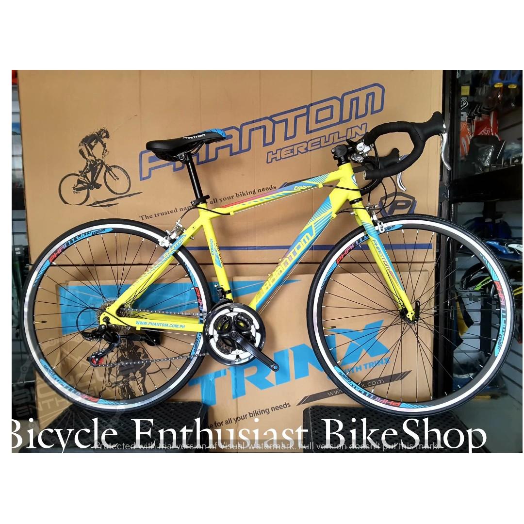 2018 Phantom Explorer Road Bike 700C Bicycle Roadbike Powered by