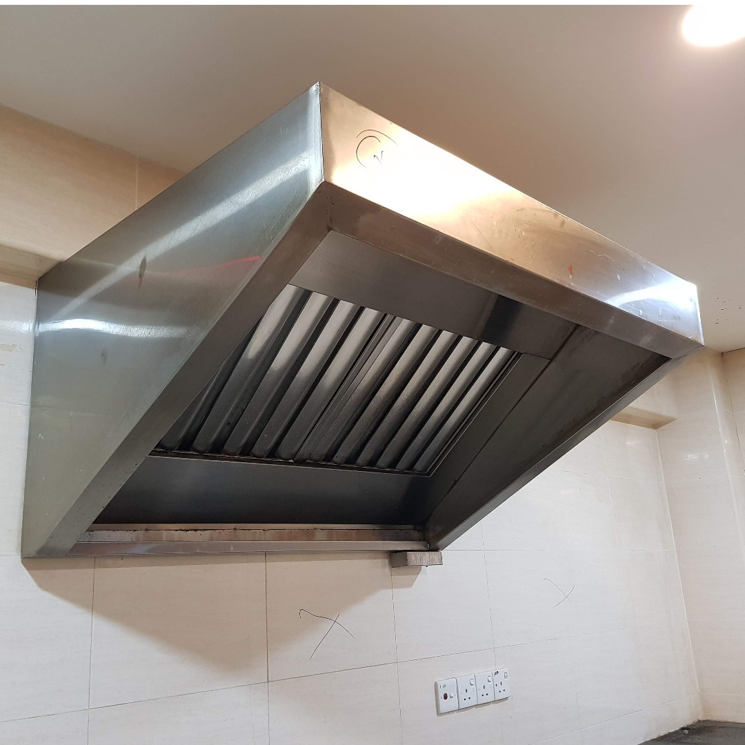 4ft Stainless Steel Commercial Kitchen Wall Mounted Exhaust Hood