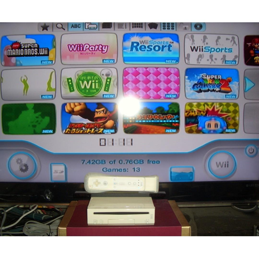 港版Wii【Nintendo 任天堂】※ RVL-001( HKG) 主機已改機、連USB Wii