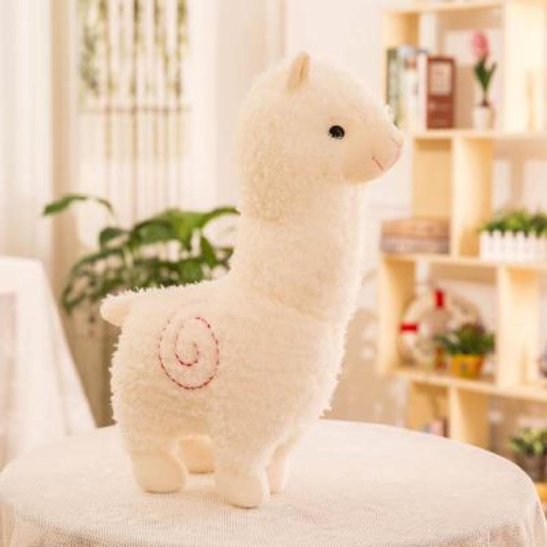 Cute Alpaca Plushie 35cm Toys Games Stuffed Toys On Carousell