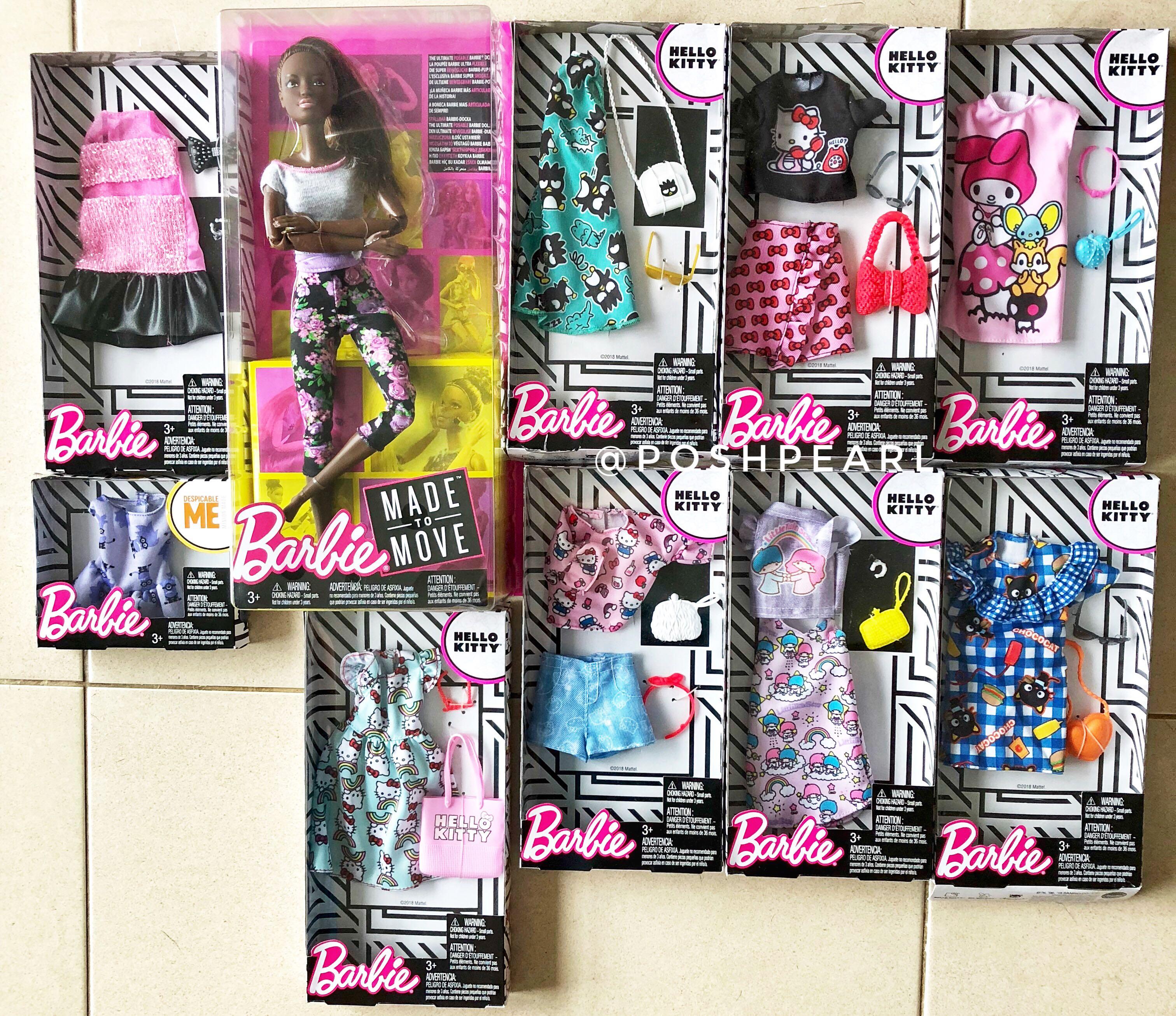barbie sanrio fashion pack