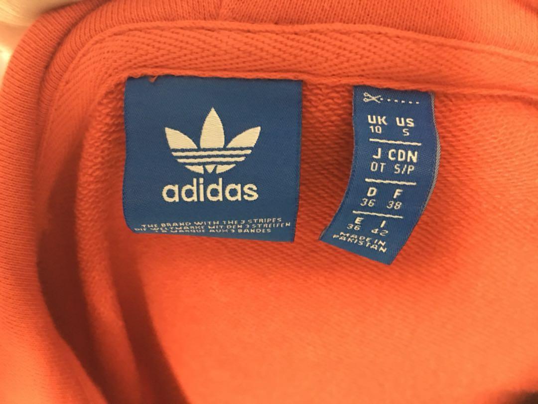 Adidas Originals Logo Tape Zip Hoodie Jacket, Women's Fashion