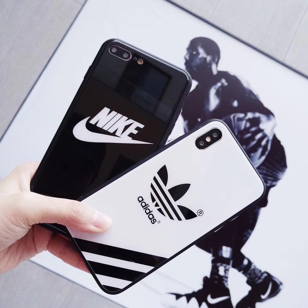 Adidas/Nike Tempered Glass Phone Case 