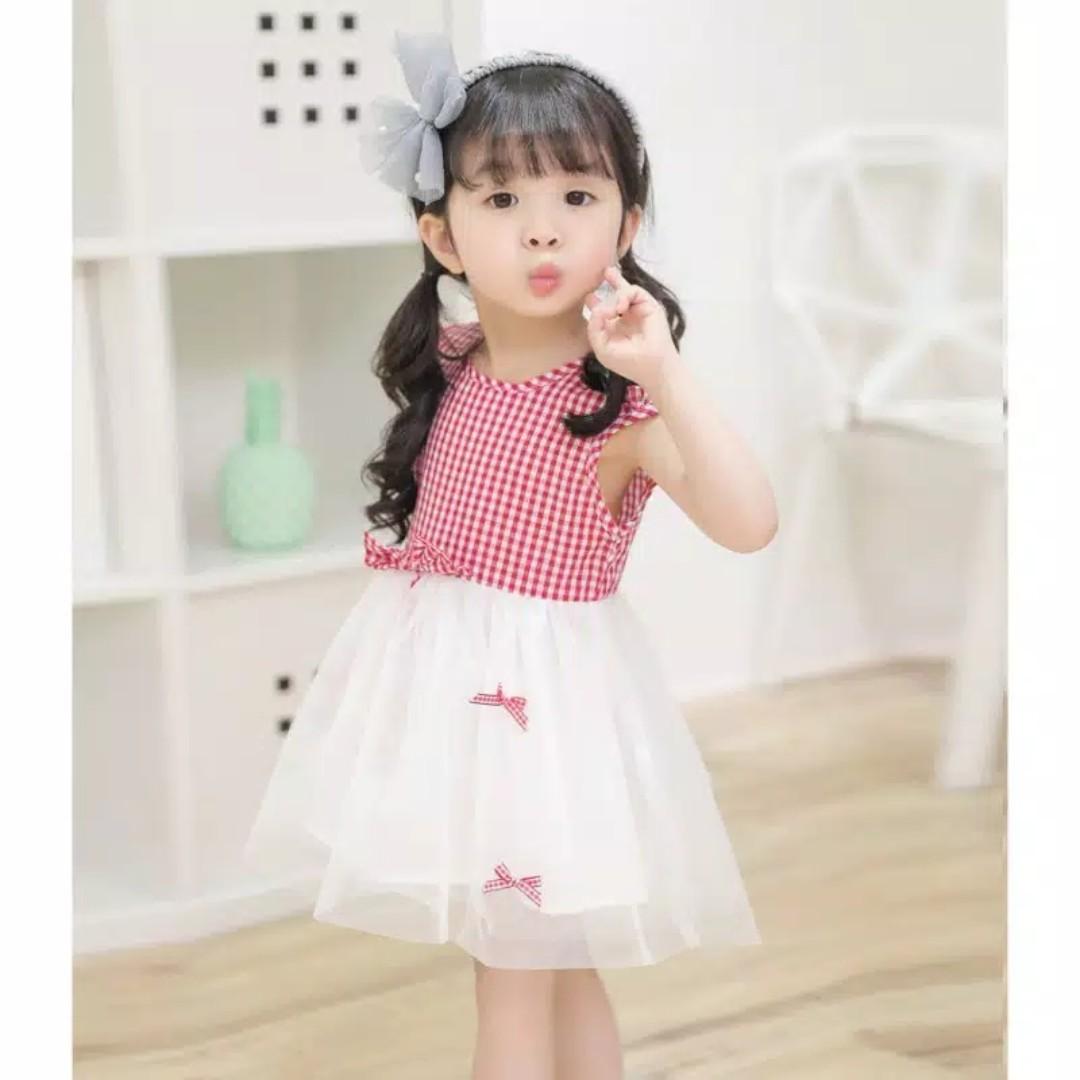 Aisley Dress Baju Natal Anak Perempuan Gaun Natal Anak Lucu