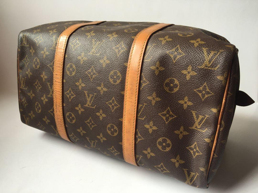Authentic Louis Vuitton Monogram Sac Souple 45 Hand Boston Bag