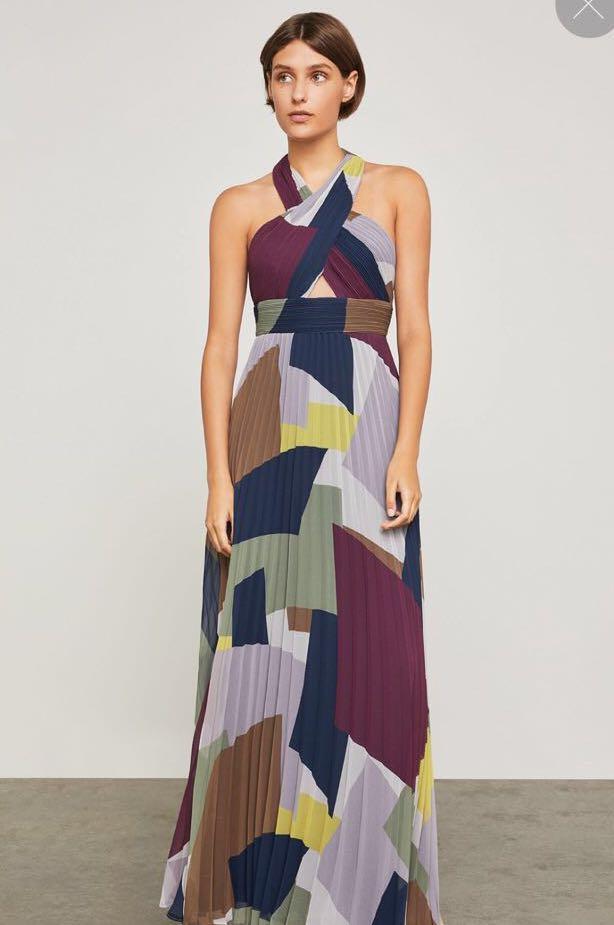 Bcbg top halter gown