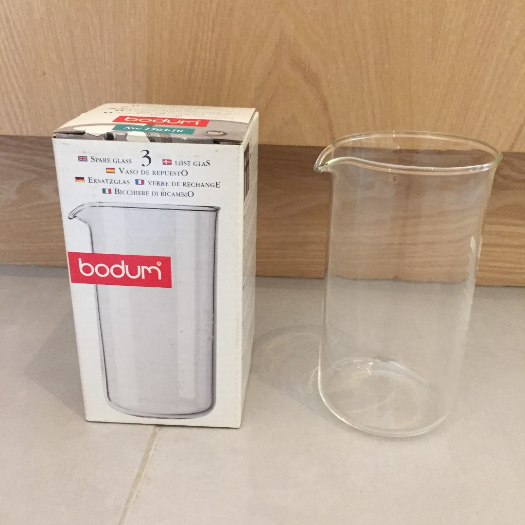 Bodum French Press Glass Replacement Jar / 3 Cup, 12 Ounce, .35 Liter