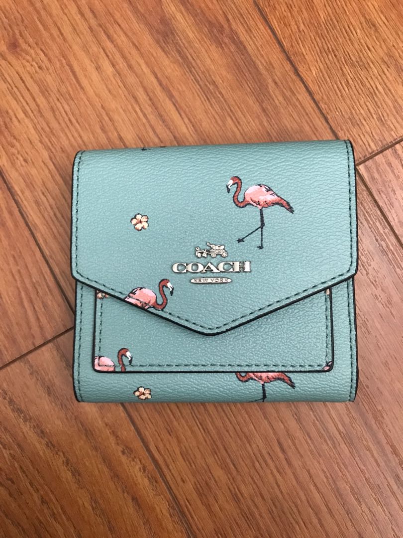 coach flamingo wallet