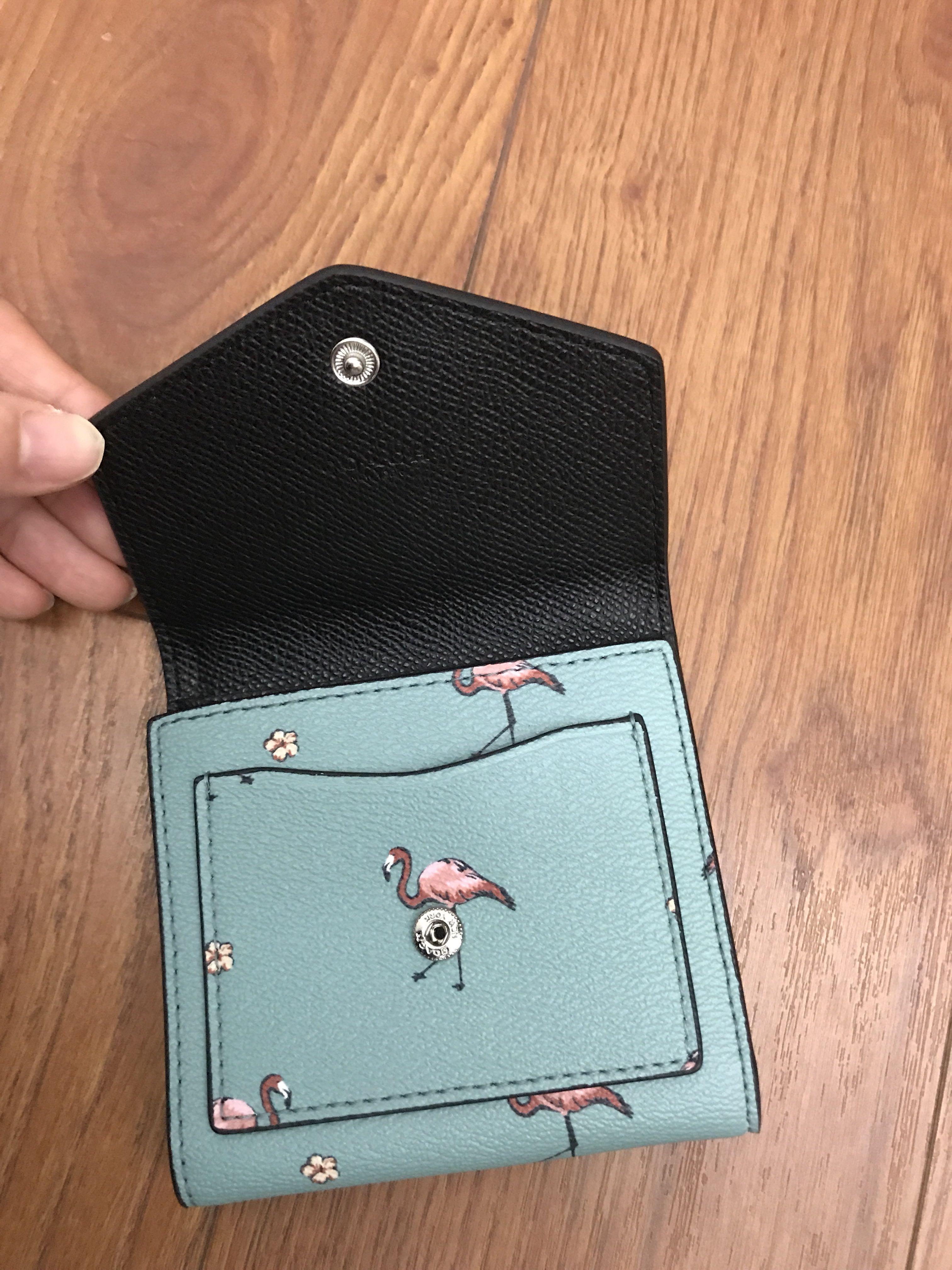 Coach Flamingo Wallet, Women's Fashion, Bags & Wallets, Purses