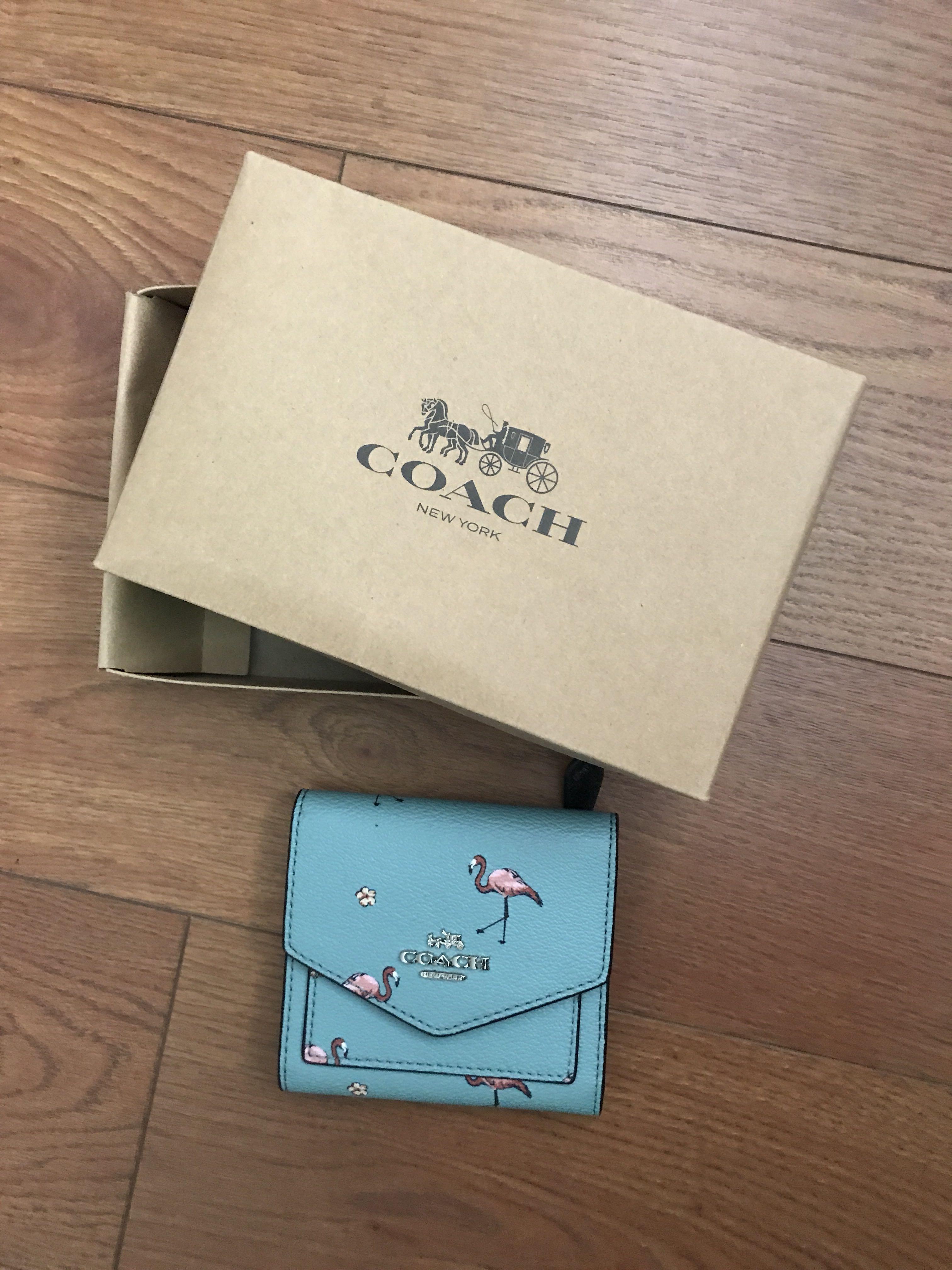 Coach Flamingo Wallet, Women's Fashion, Bags & Wallets, Purses