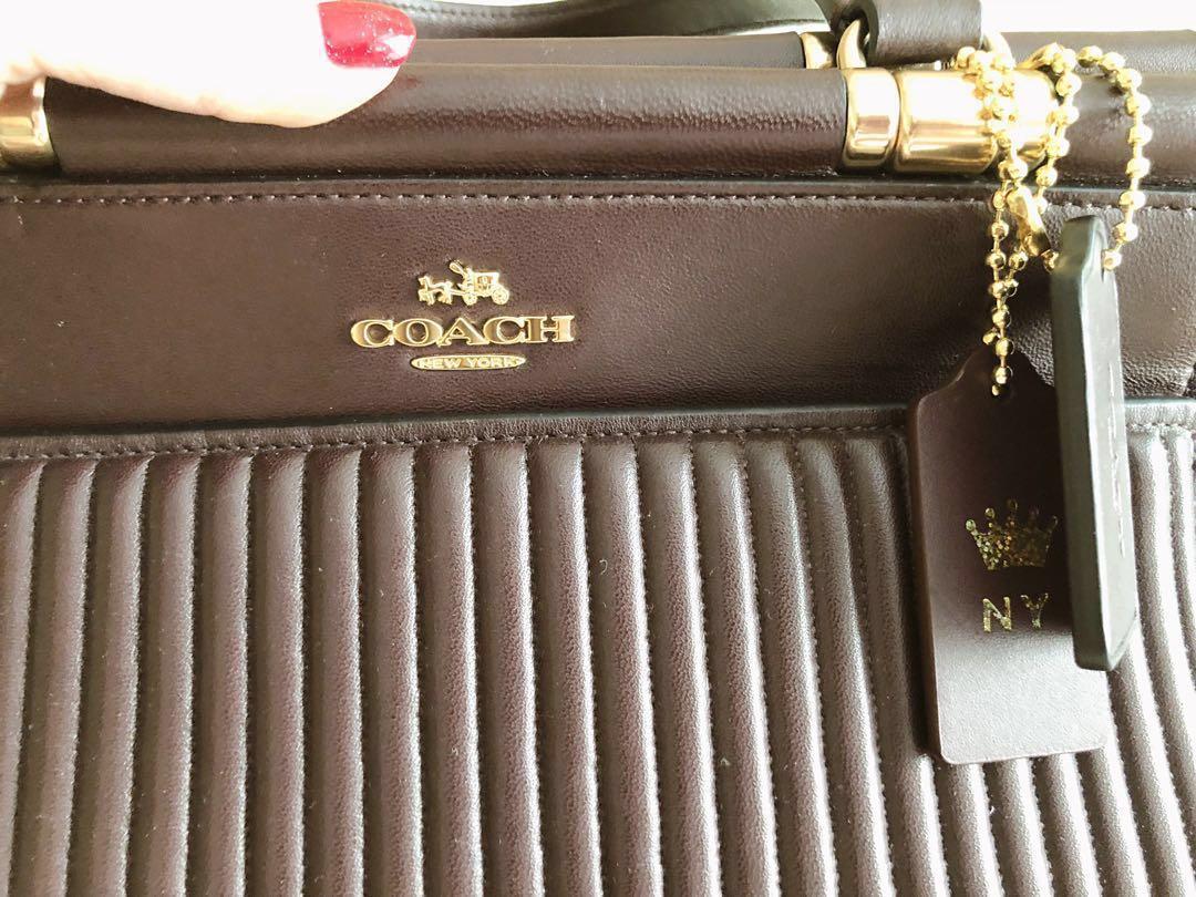 coach grace bag with quilting
