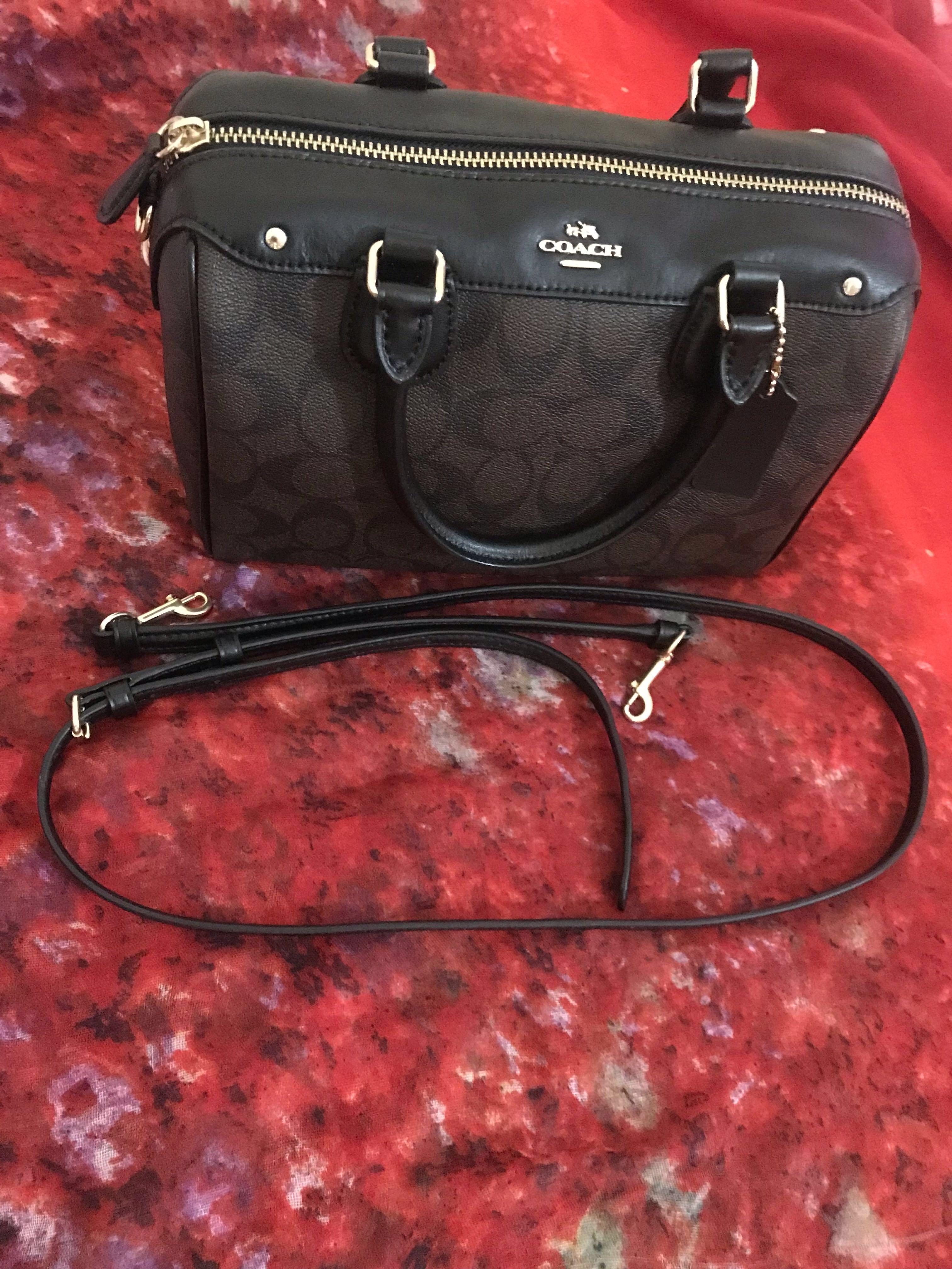Coach mini bennett mahogany sales