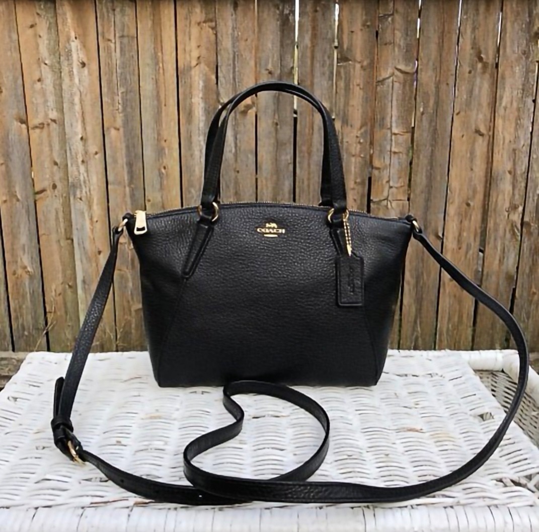 Coach mini kelsey black new arrivals