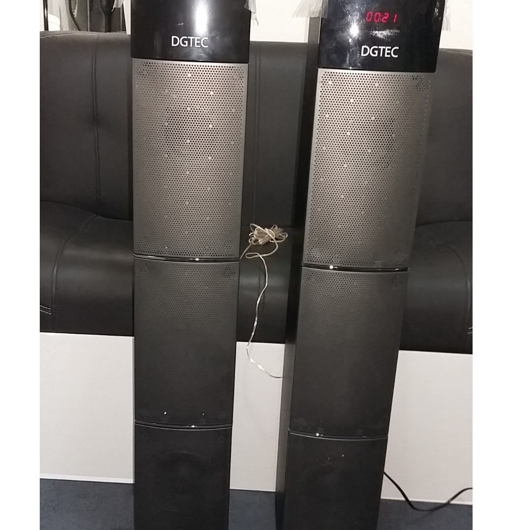 DGTEC Twin Speaker with Bluetooth Wireless Technology