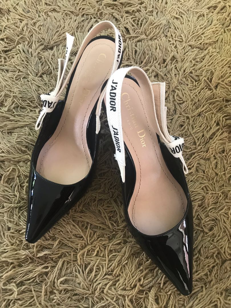 dior patent heels