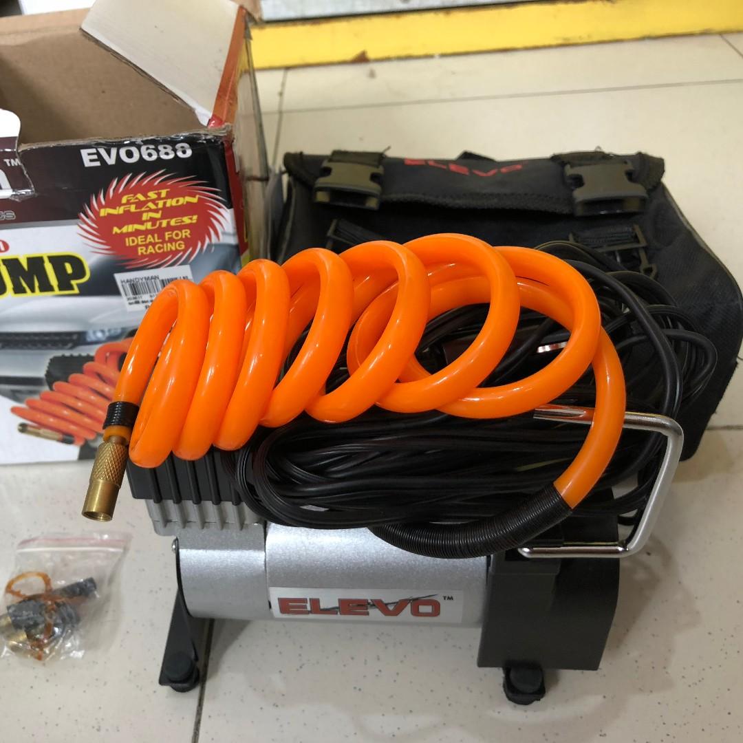 Elevo 150psi Air Pump for tire and other inflatables 12v Car power