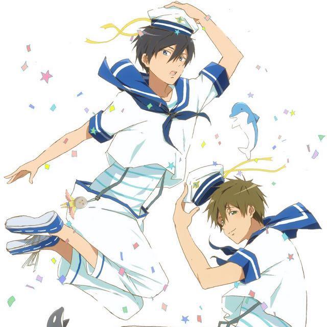 Free Iwatobi Swim Club Full Set Cosplay Haru Sailor Cos Instock Entertainment J Pop On Carousell