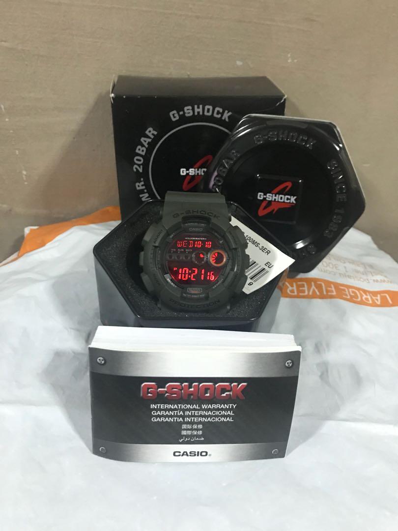 G shock hotsell gd 100 ms3