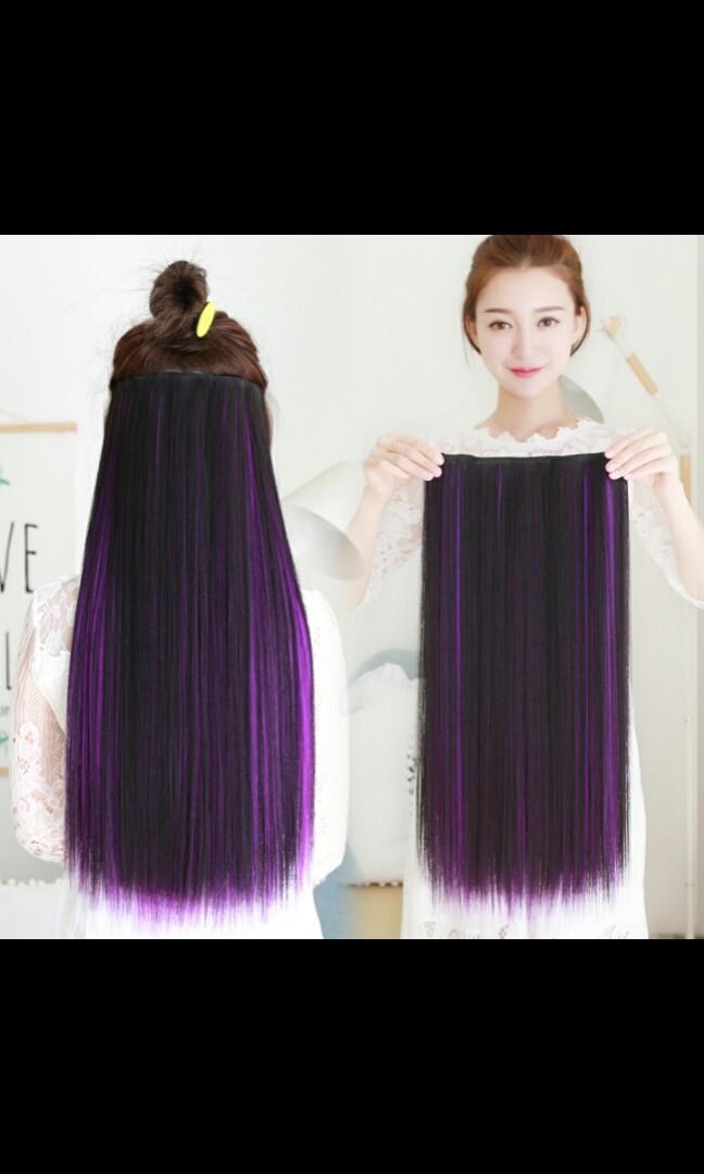 No Instocks Preorder Two Tone Ombre Gradient Dip Dye Clip On