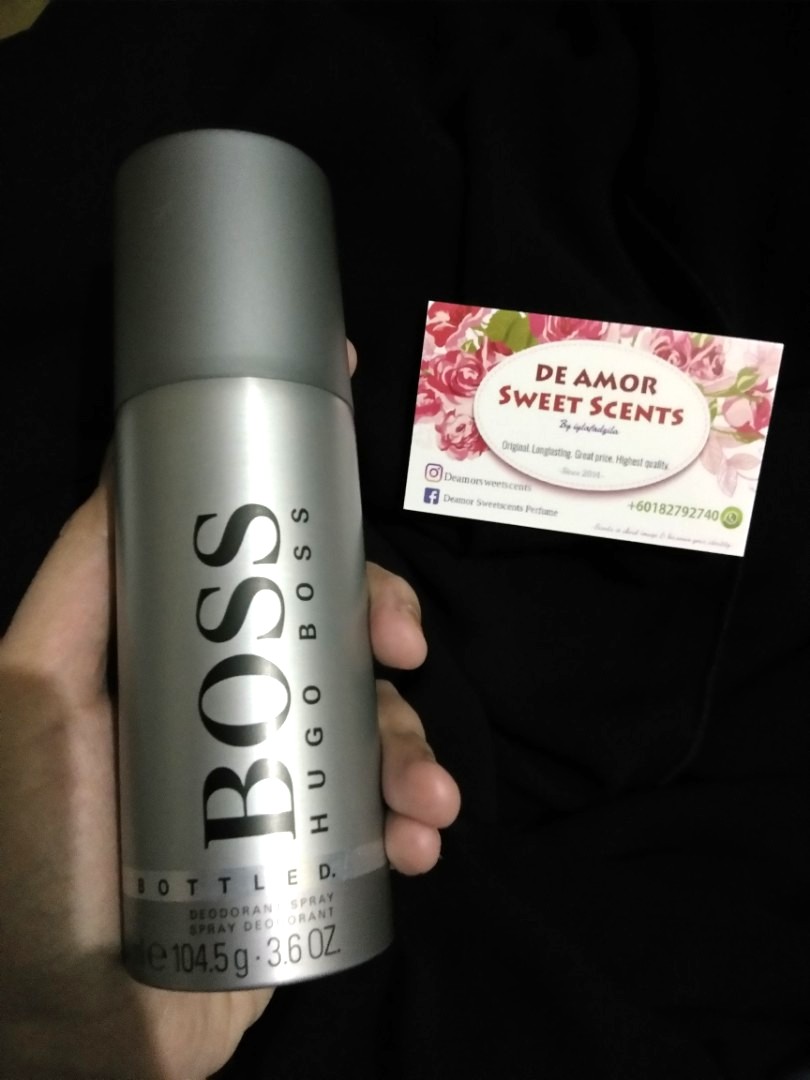 Hugo Boss Bottled Deodorant 150ml Spray Original, Beauty & Personal ...